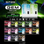 SP2S GEM 9000口拋棄式電子煙 | SP2 思博瑞9000一次性電子煙推薦 | 智能顯示屏 | 12ml大容量煙油-台灣現貨速發